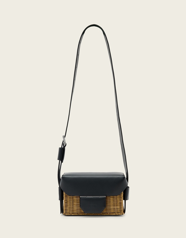 AllSaints - Monique Wicker Crossbody Bag
