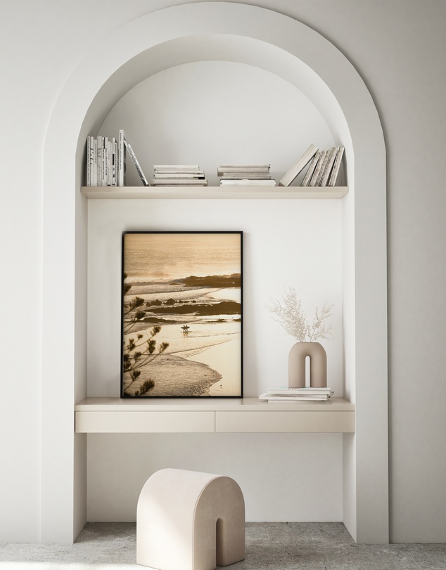 Olive et Oriel - Snapper Rocks I Art Print