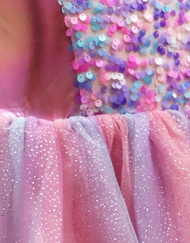 Pink Poppy - Mermaid Sparkle Dress With Tail