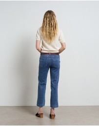 DRICOPER DENIM - Cody Kick Flare Mid Classic Trousers