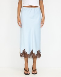 Dazie - Rhea Lace Midi Skirt