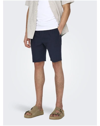 Only & Sons - Linus Linen Blend Shorts