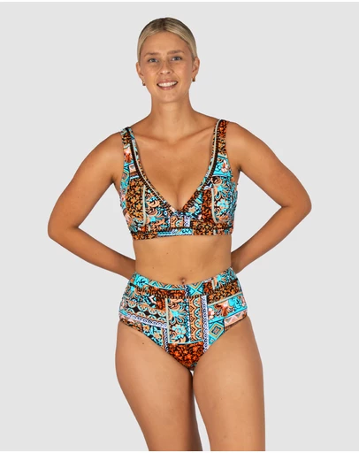 Baku Swimwear - Tulum D/DD Longline Bikini Bra Top
