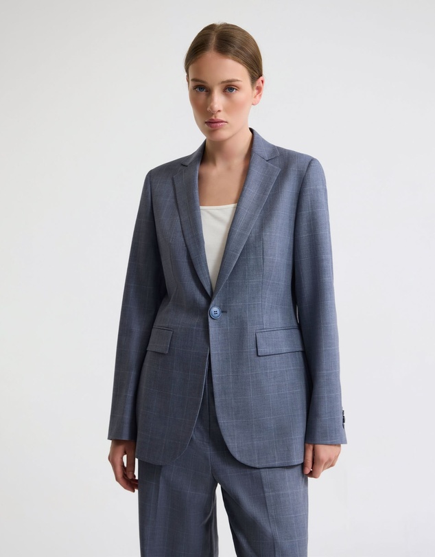 Oxford - Ebony Wool Blend Suit Jacket