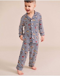 Huxbaby - Sleepy Hux Stripe PJ Set - Babies-Kids