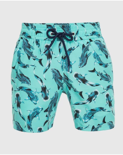 Tolu Australia - Boys Swim Shorts With Whale Sharks