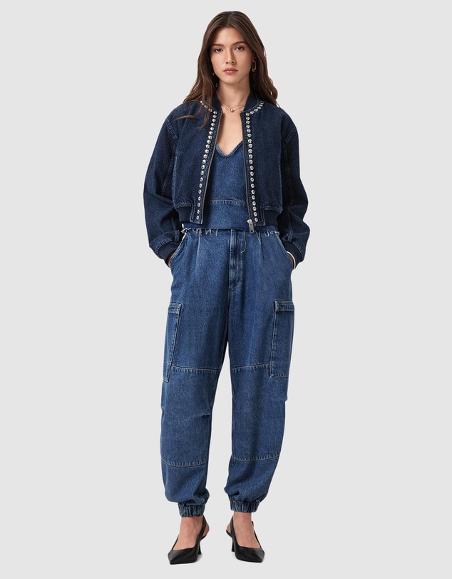 AllSaints - Lilah Denim Top