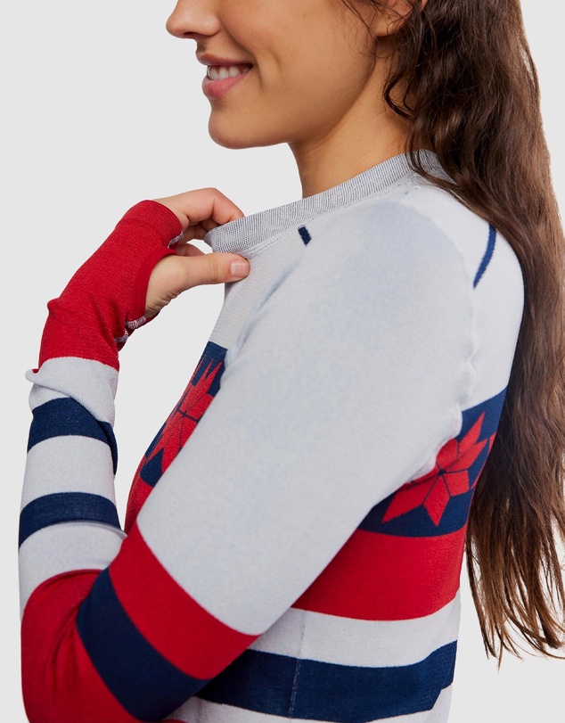 FP Movement by Free People - Myoko Jacquard Thermal Layer Top