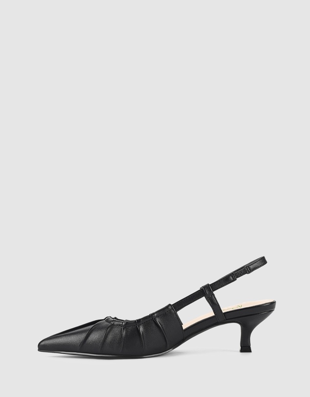Verali - Lucius Slingback Kitten Heels