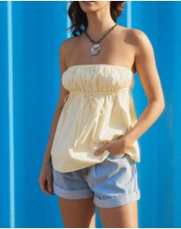 Dazie - Summer Muse Strapless Top