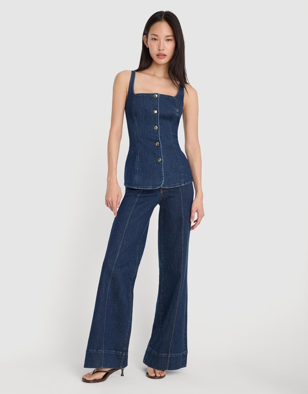 Good American - Good Waist Palazzo Jeans