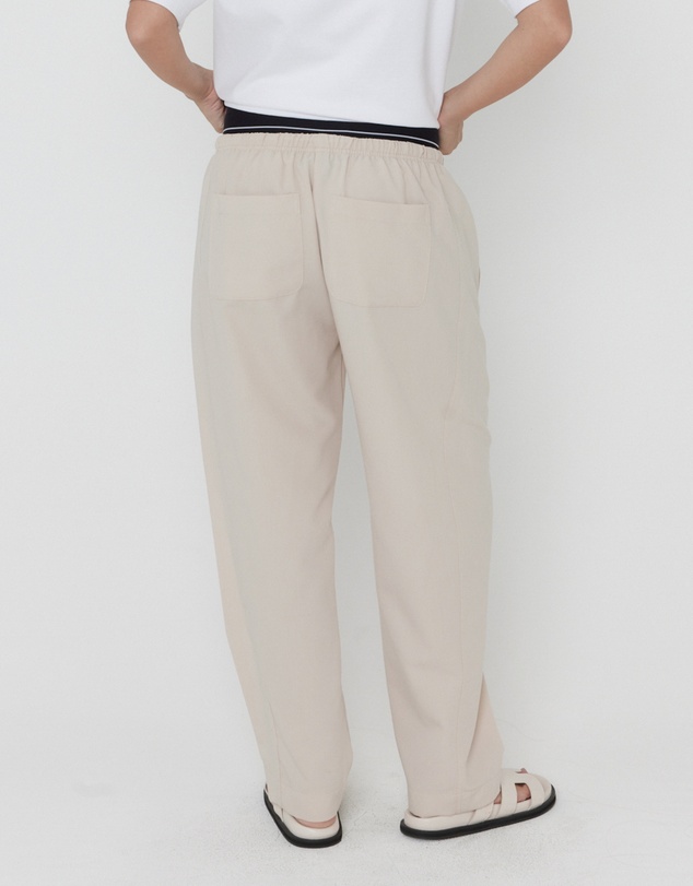ALEXANDRA - Noir Pants Stone