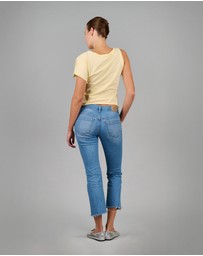 Love and Nostalgia - Two Faced Tee - Lemon Yellow