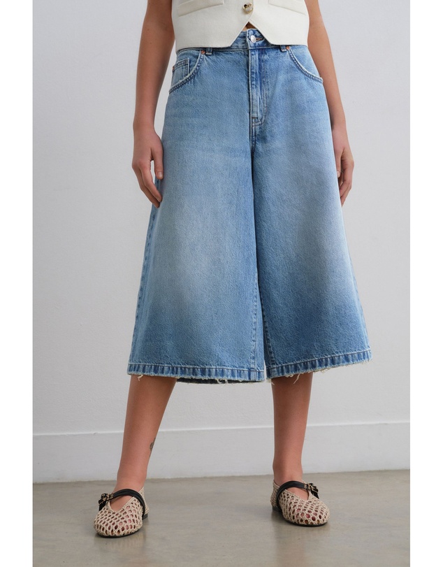 NEXT - Longline Jort Denim Shorts