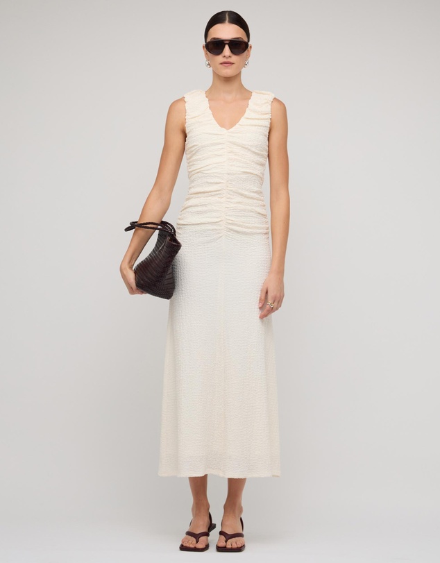 Staple the Label - Lyric Gathered Midi Dress