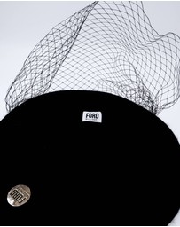 FORD MILLINERY - NIKKI Beret with veil