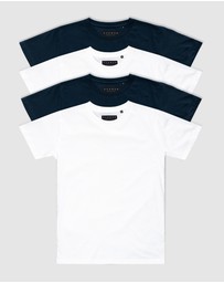 Xander - 4-Pack Blanc Tee