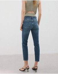 M.N.G - Claudia Slim-Fit Cropped Jeans