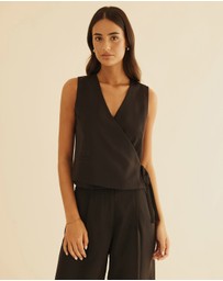 Atmos&Here - Freida Wrap Vest Top