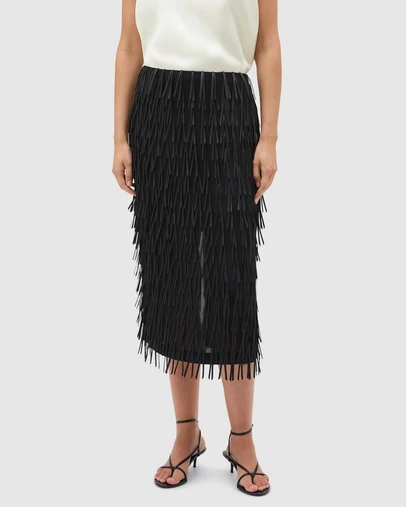 Oroton - Ribbon Detail Skirt