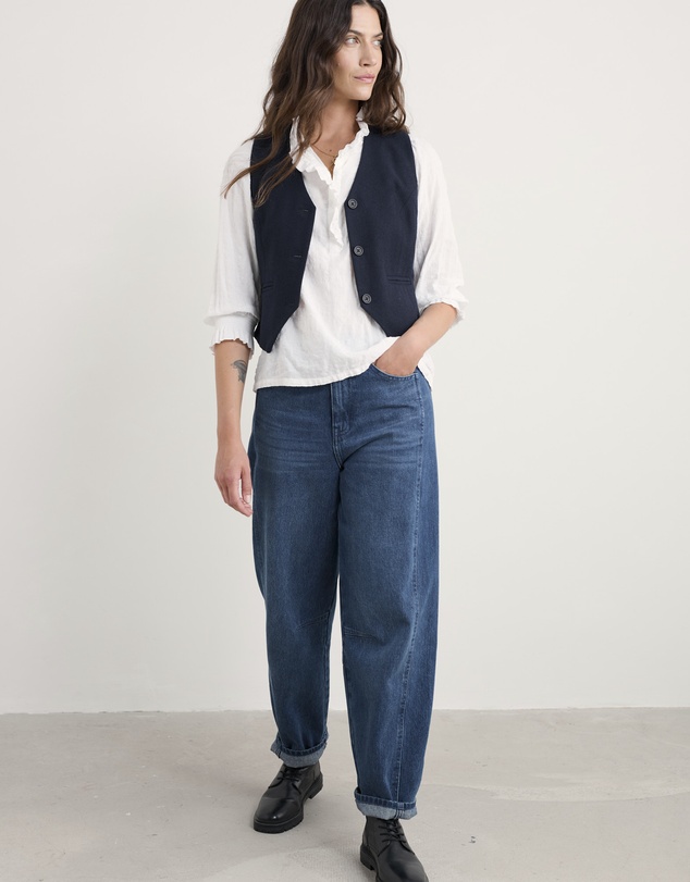 Seasalt - Lowena V-Neck Wool-Blend Waistcoat