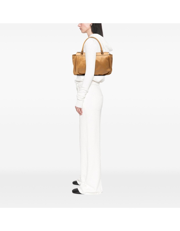 Pre-Loved by Azura Reborn - Pre-Loved Calfskin Abbey D Ring Tote