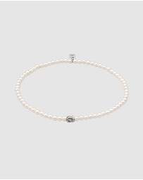 Kuzzoi - ICONIC EXCLUSIVE - Bracelet Male Beads Pearl 925 Sterling Silver