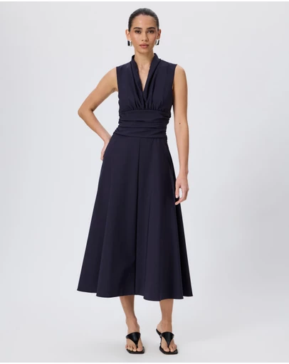 Tussah - Orla Ruched Detail Midi Dress