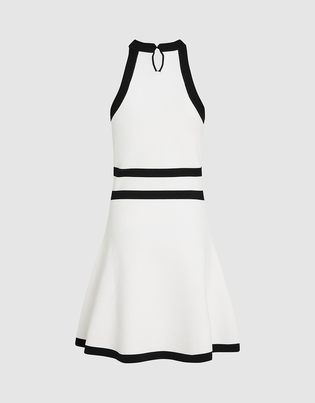 Karl Lagerfeld - DNA Belted Knit Dress