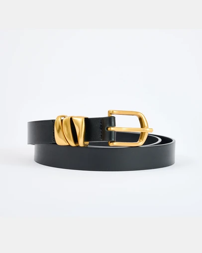 Sol Sana - Crescent Belt Black/Gold