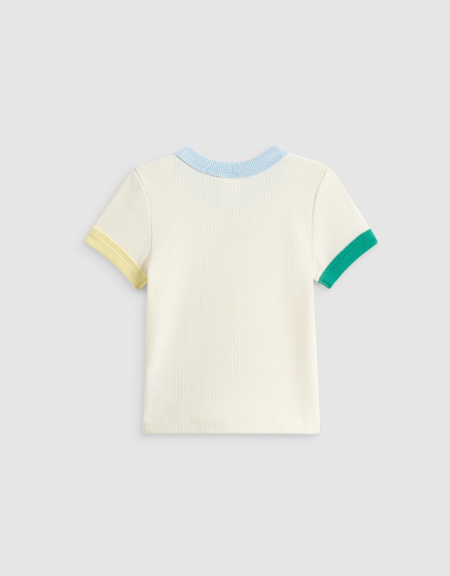 Seed Heritage - Colourblock Rib Logo Tee