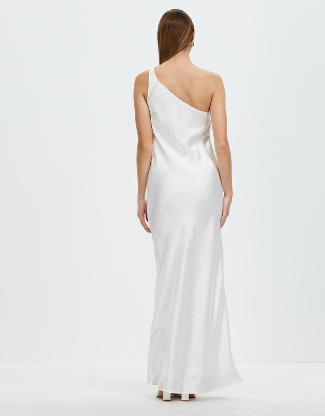 Third Form - Running Water Bias One Shoulder Maxi