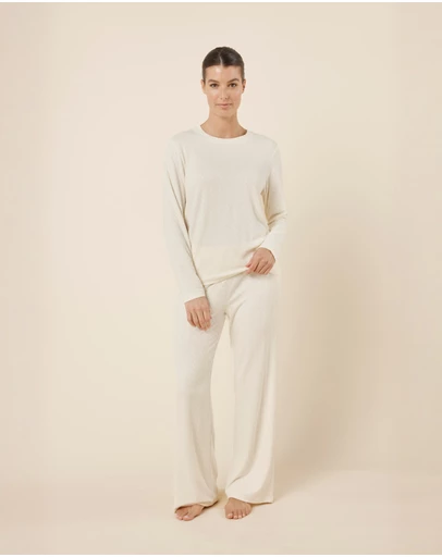 Gingerlilly - Ellie Lightweight Velour Cable Knit Set