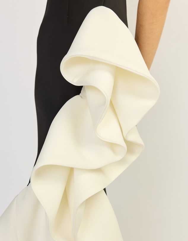 TOJHA - HALIMA CONTRAST MAXI GOWN