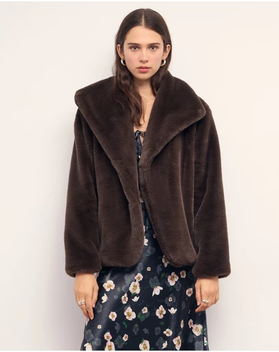 MINKPINK - Sigrid Faux Fur Coat