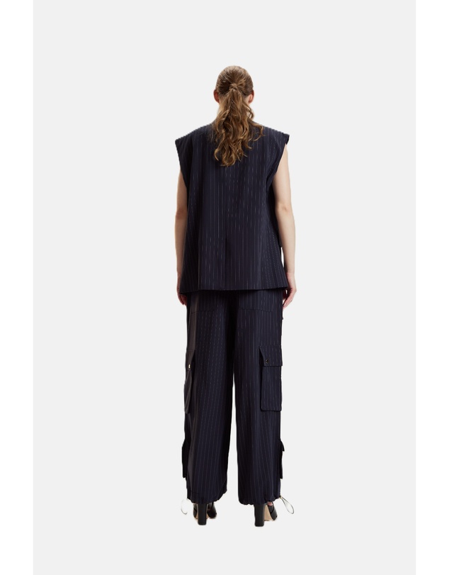 Cynthia Rowley - Oversized Double Breasted Vest