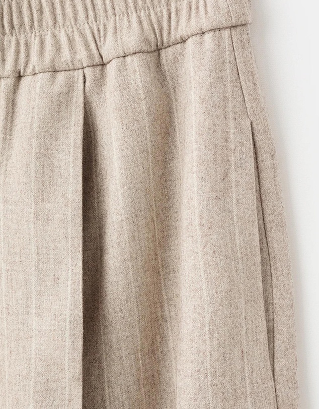 M.N.G - Pinstripe Wool Suit Trousers