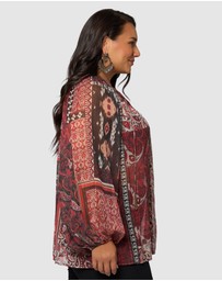 The Poetic Gypsy - Aurora Drift Blouse