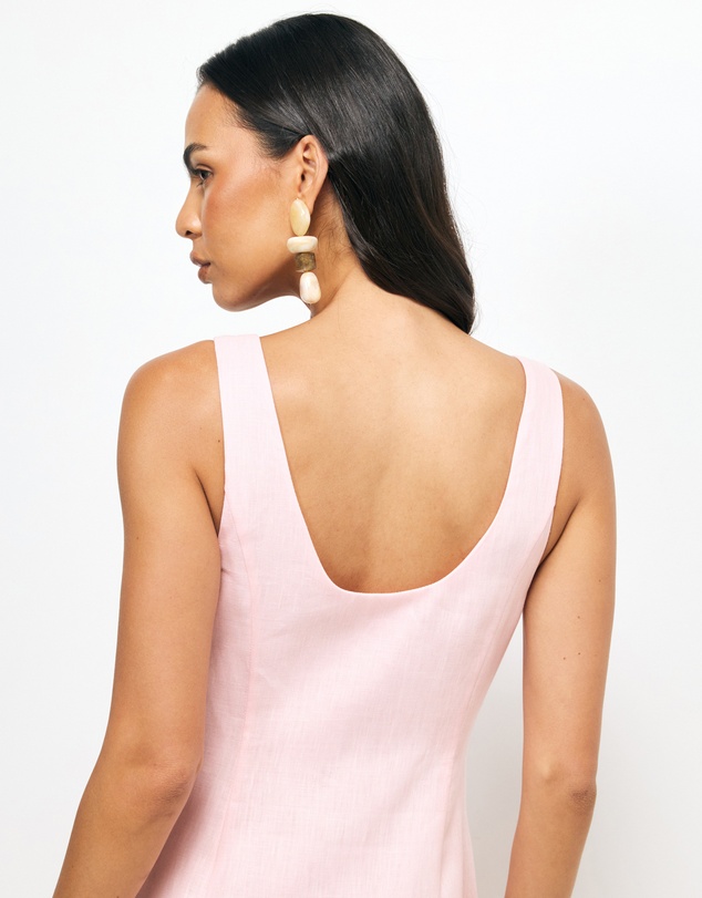 AERE - Fern Linen Maxi Dress