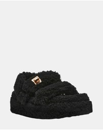 Steve Madden - Bigmona-F Black Sandals