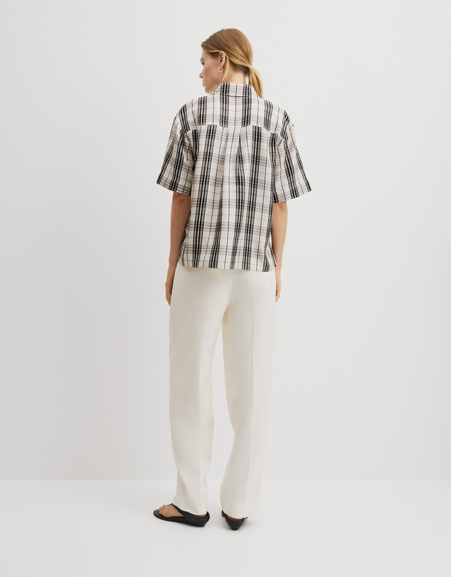 Country Road - Washable Silk Check Shirt