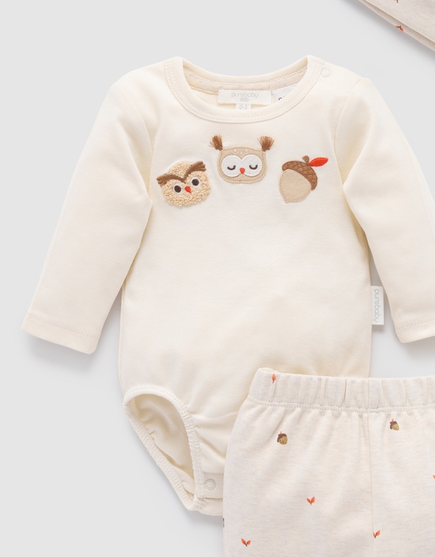 Purebaby - 3 Piece Gift Set -Kids-Babies