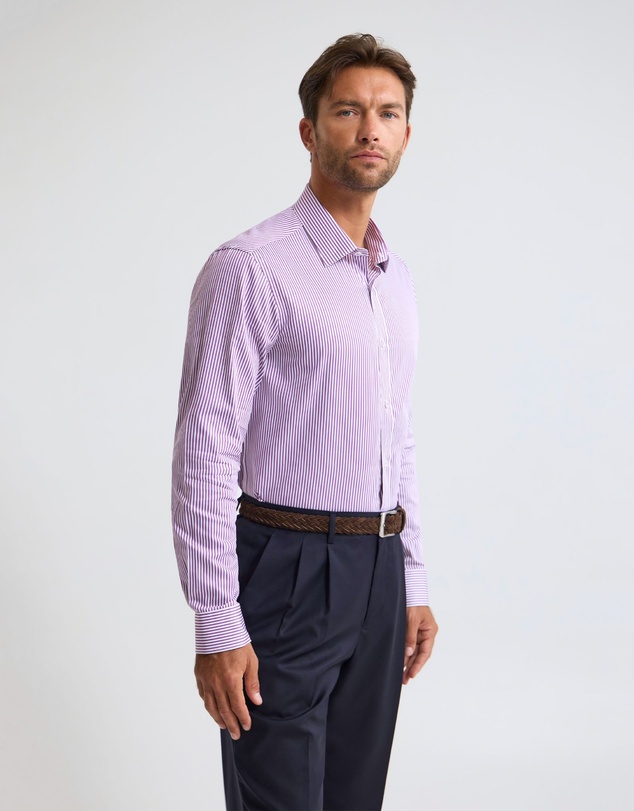 Oxford - Beckton Stripe Slim Fit Luxury Shirt