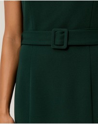Tussah - Jasmyn Crepe Bodycon Midi Dress