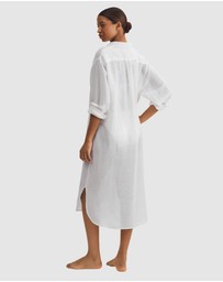 Polo Ralph Lauren - Cotton & Linen Shirt Dress Beach Cover Up