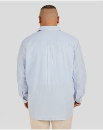 Johnny Bigg - Seersucker Relax Fit Shirt