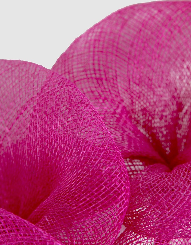 Max Alexander - Large Lilly Fuchsia Flower Fascinator