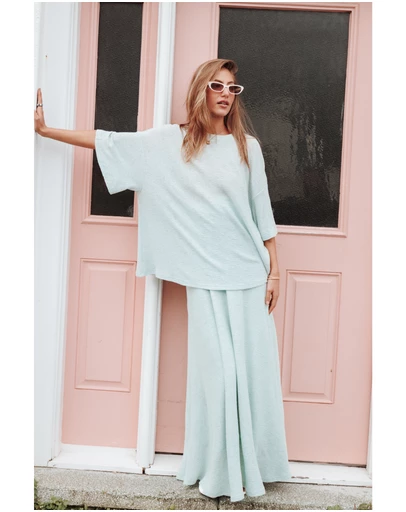 Petal & Pup - Rebecca Textured Skirt Set - Green