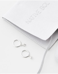 Native Sol - Ava Diamond Huggies