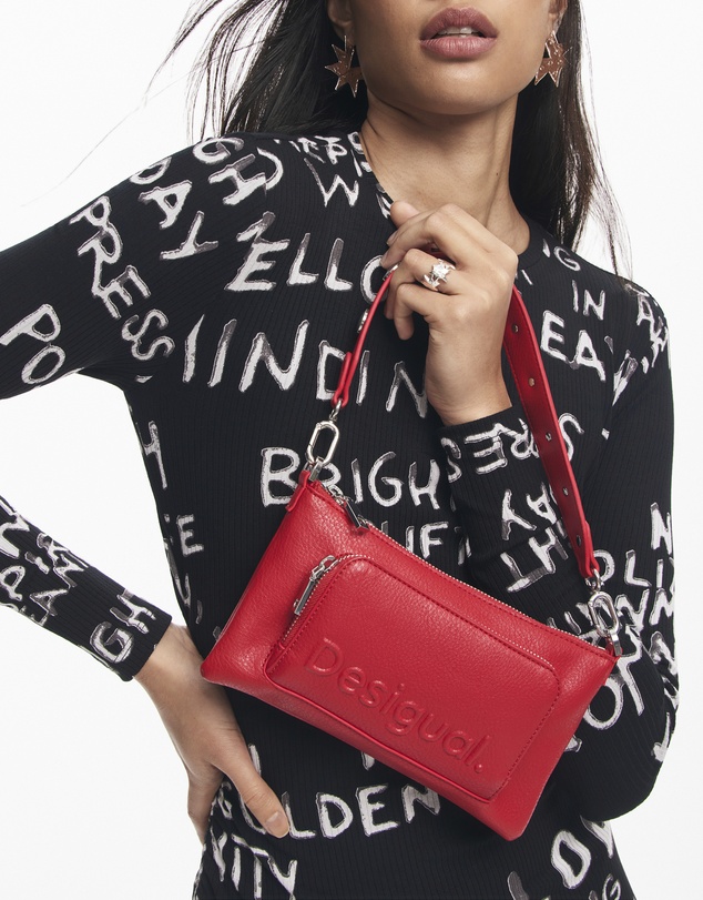Desigual - Mini Half Logo Bag.